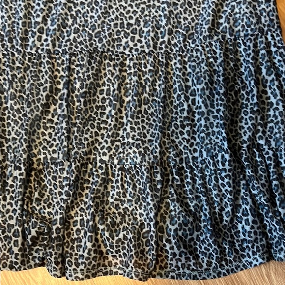 Love Fire Blue Boxy Long Sleeve Blouse size 2X lined - Picture 3 of 4
